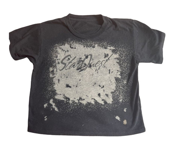 Black Bleached Tee