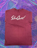Maroon Long Sleeve SQ T-Shirt